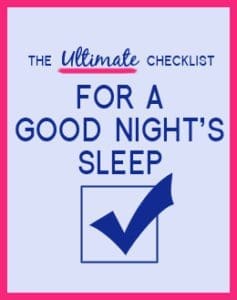Ultimate Checklist for a good night's sleep. Can't sleep, trouble sleeping, how to sleep through the night, tips for better sleep, insomnia Specialist, Kathryn Pinkham. Can't sleep, could be for hormones. Menopause and sleep. By Awake Organics natural skin care and natural deodorant. Made in England.