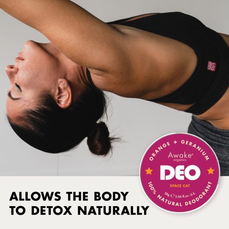 Detox Naturally | Space Cat Natural Deodorant | Orange & Geranium | Vegan & Cruelty Free | Awake Organics