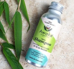 Plastic Free Shampoo for a Zero Waste Bathroom by Awake Organics