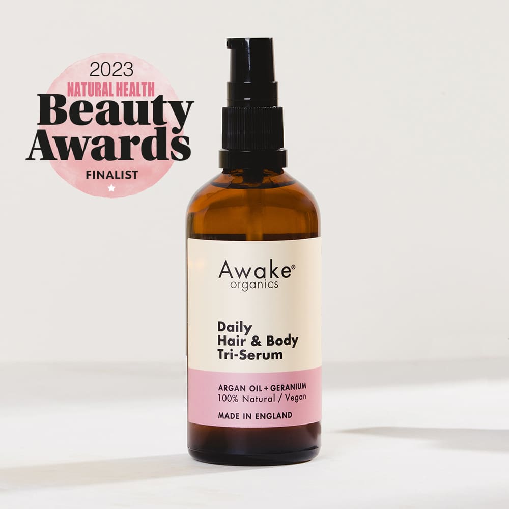 Daily Hair & Body Tri-Serum | Natural Health Beauty Awards 2023 | Awake Organics