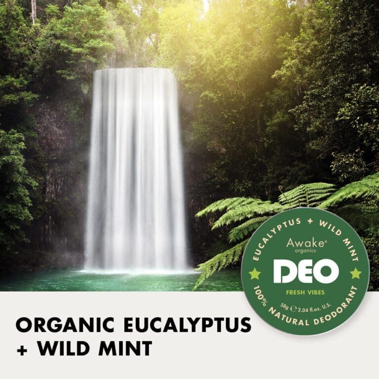 Fresh Vibes Eucalyptus and Wild Mint Natural Deodorant | Awake Organics